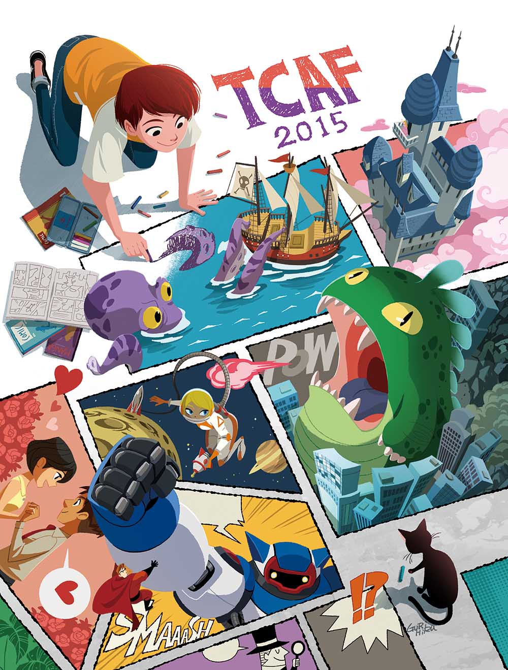 TCAF 2015 Poster - Gurihiru